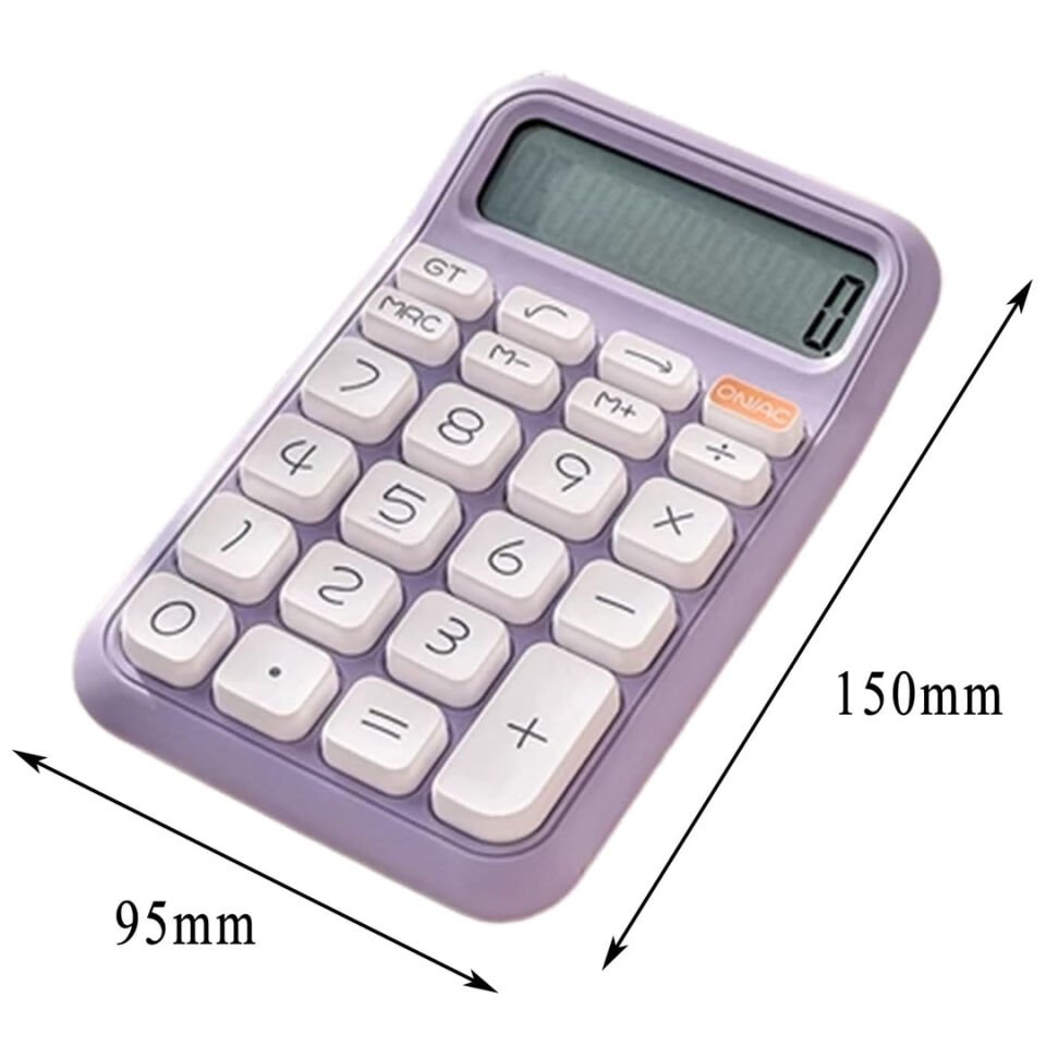 Powermaster PM-25411 Mor 12 Haneli Hesap Makinesi