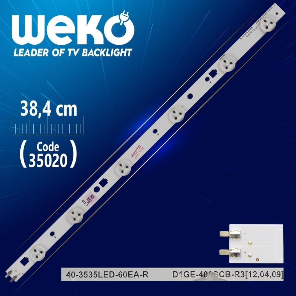 39-3535LED-60EA-R - D1GE-390SCB-R1 38.3 Cm Tv Led Bar