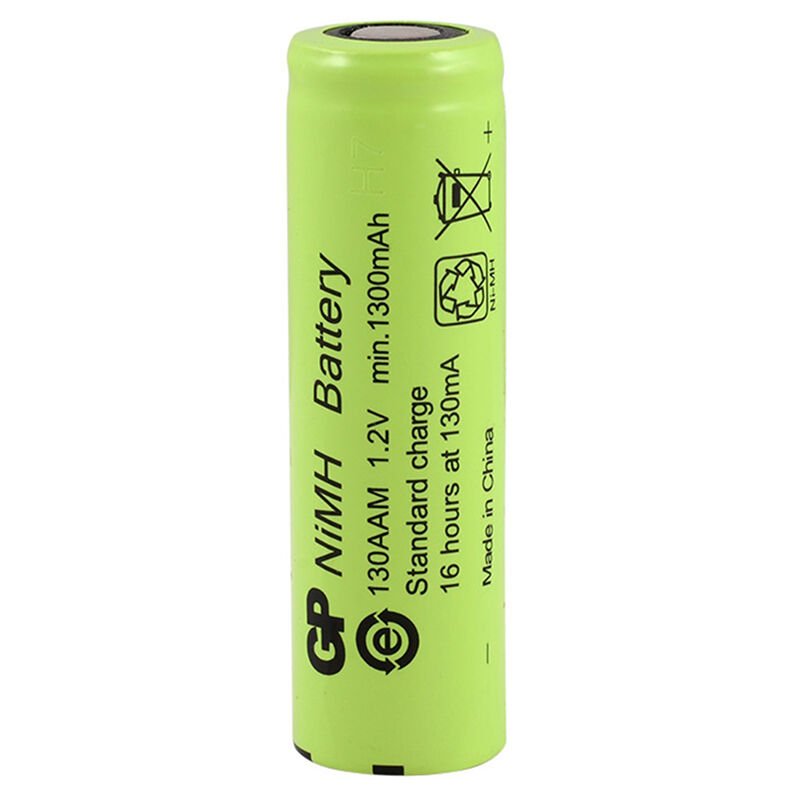 Gp 1.2 Volt 1300 mA Düz-Kafa Şarjlı Kalem Pil 130AAM