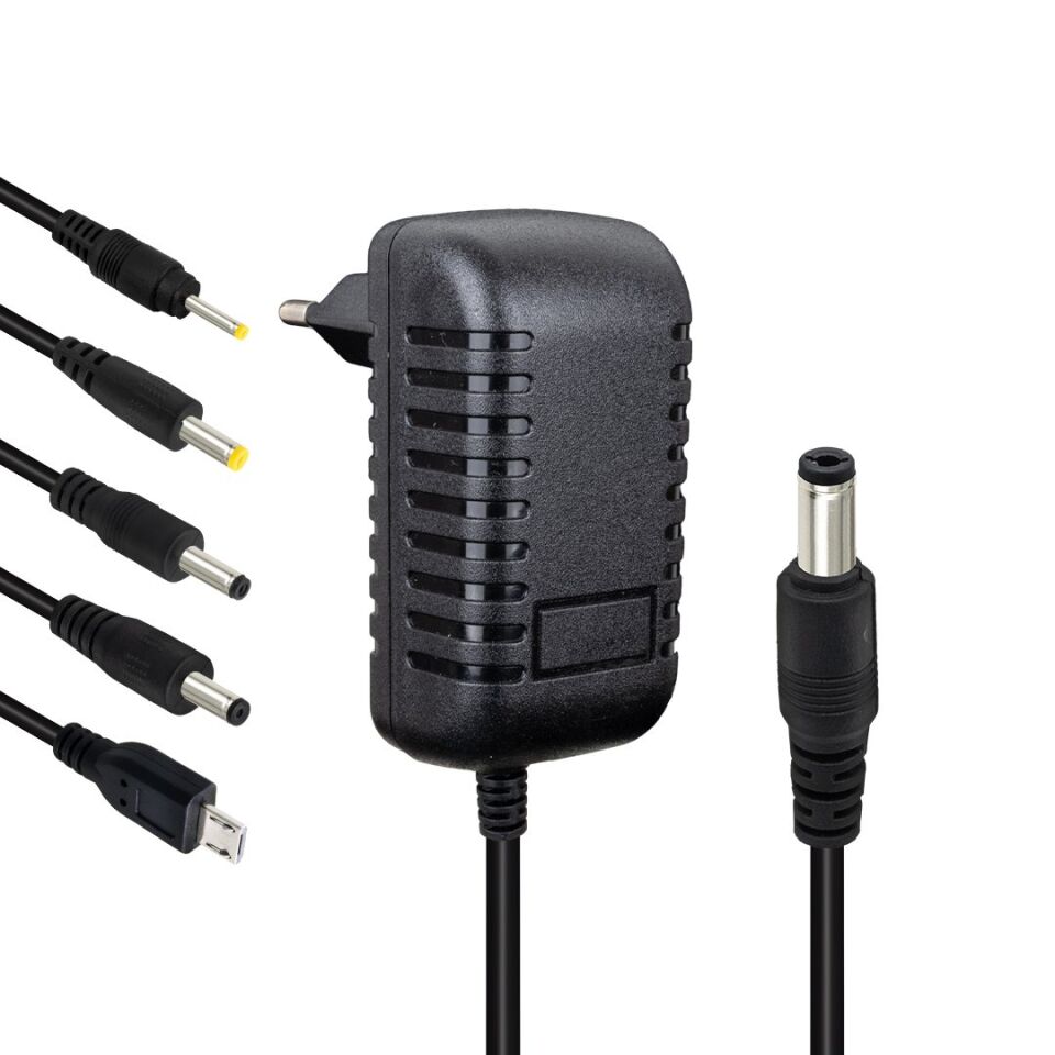 S-Link SLX-92A 9 Volt 2 Amper 5 Uçlu Universal Tablet PC Adaptörü