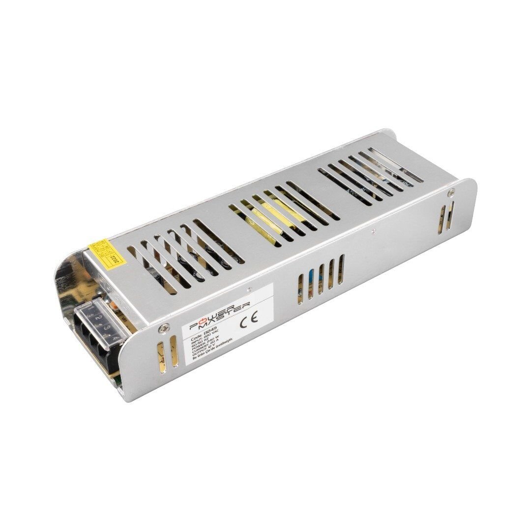 Powermaster PM-13249 12 Volt - 20 Amper Slim Metal Kasa Adaptör