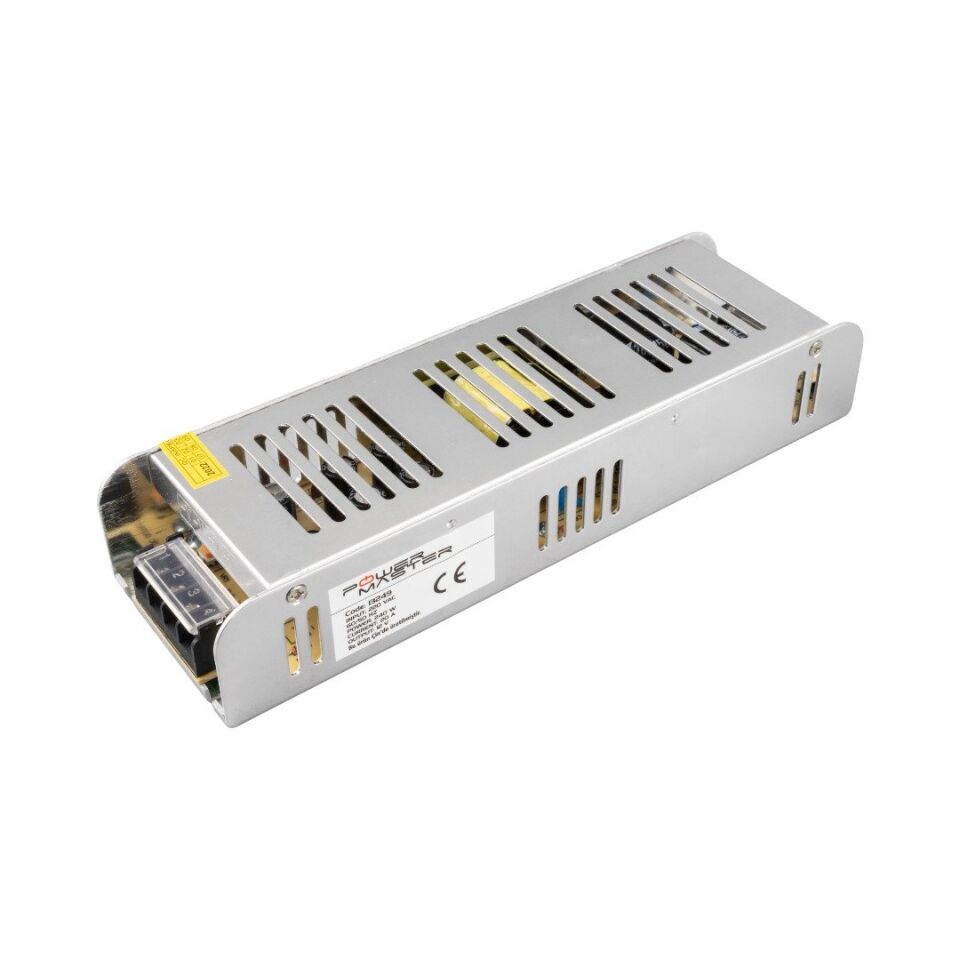 Powermaster PM-13249 12 Volt - 20 Amper Slim Metal Kasa Adaptör