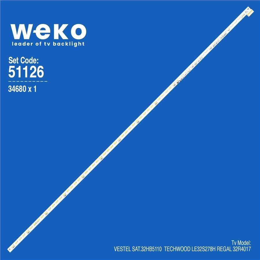Wkset-6126 34680X1 17Elb32ner1 0532005.400300.3202 Etı 20150004 1 Adet Led Bar (64Led)