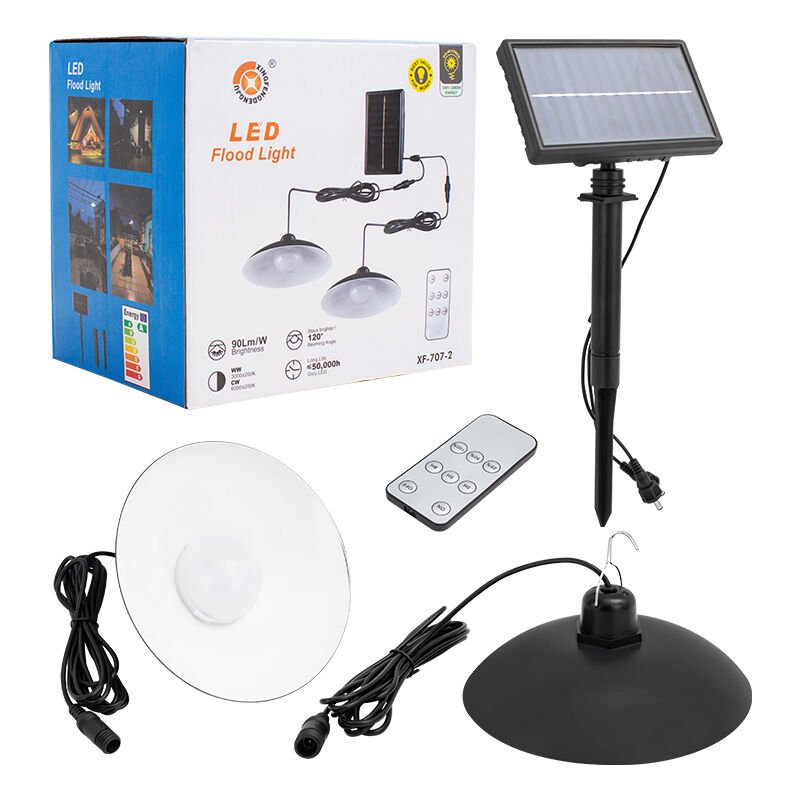 Powermaster XF-707-2 Kumandalı Solar Panelli Aydınlatma