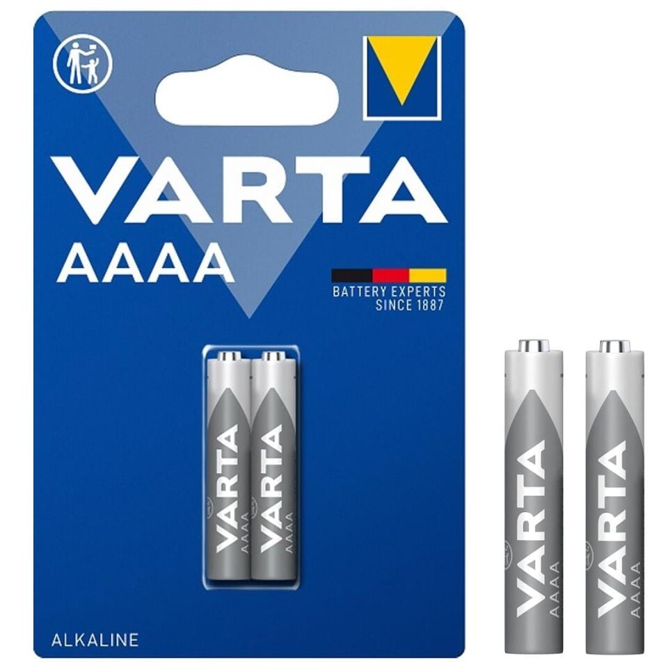 Varta LR8D425 İncenin İncesi AAAA 1.5V Alkalin 2'Li Pil