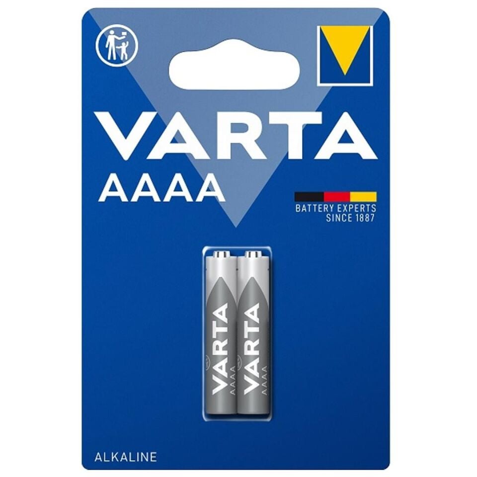 Varta LR8D425 İncenin İncesi AAAA 1.5V Alkalin 2'Li Pil