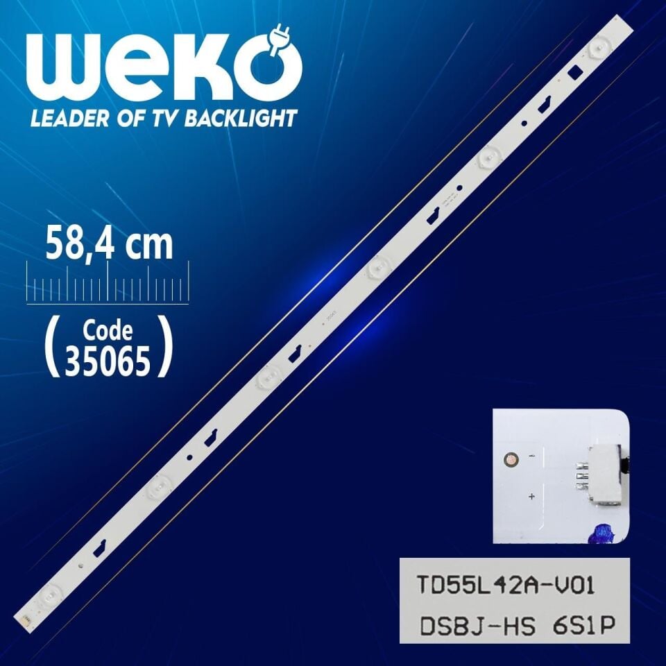 TD55L42A-V01 - DSBJ-HS 6S1P - 58.4 Cm 6 Ledli - WK-831 Led Tv Bar