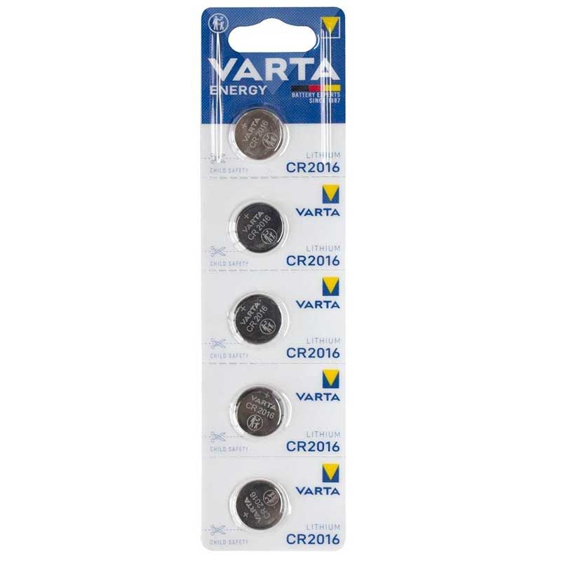 Varta CR2016 Lityum Pil (5'li Paket)