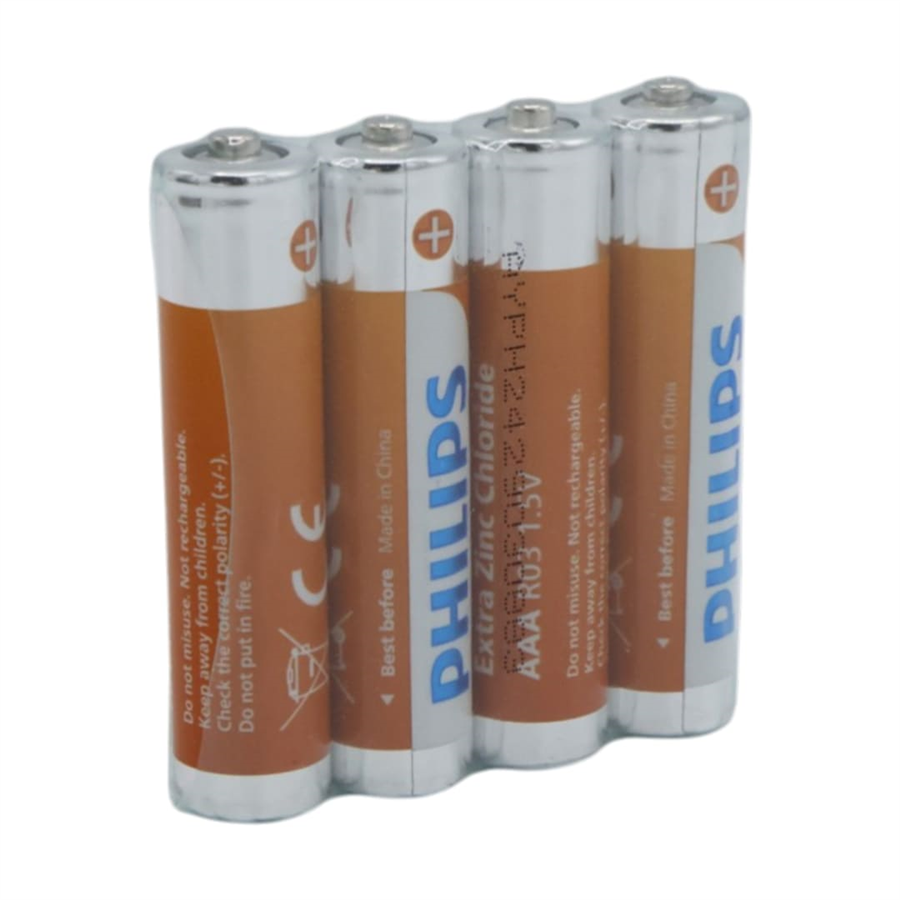 Philips Longlife Extra Zinc-Carbon İnce Kumanda Kalem Pili