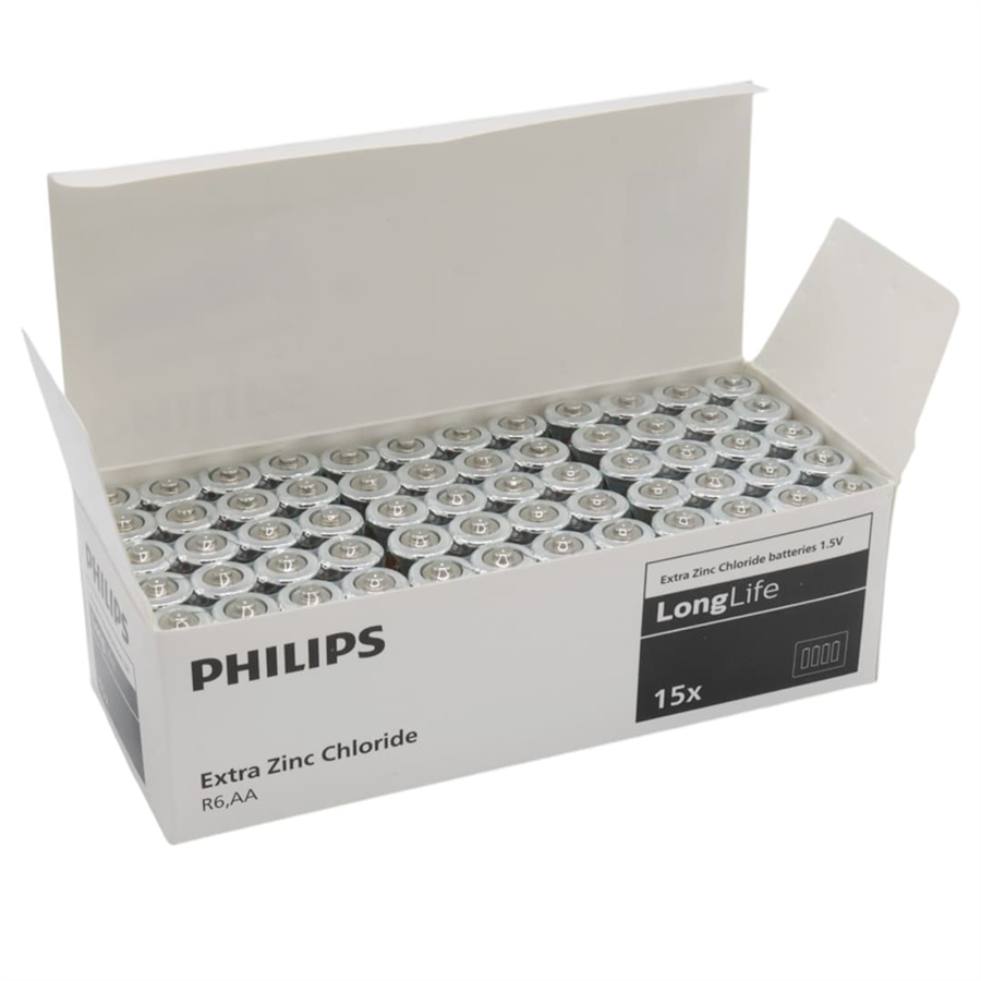 Philips Extra Zinc-Carbon Kalın Saat Kalem Pili AA