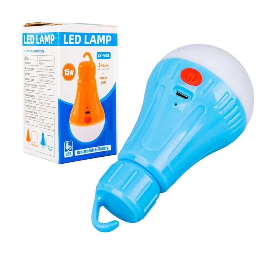 Powermaster LY-V08 Şarjlı Kamp Lambası