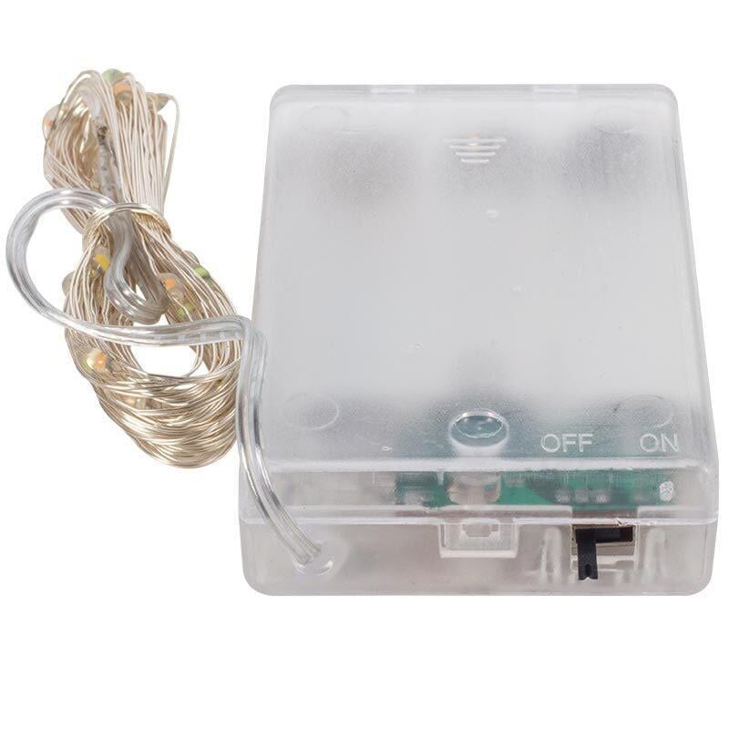 Powermaster Pilli RGB 5 Metre Kablolu Bağ Led