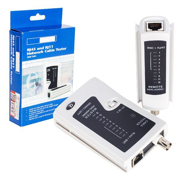 Powermaster RJ45 - BNC Kablo Test Cihazı