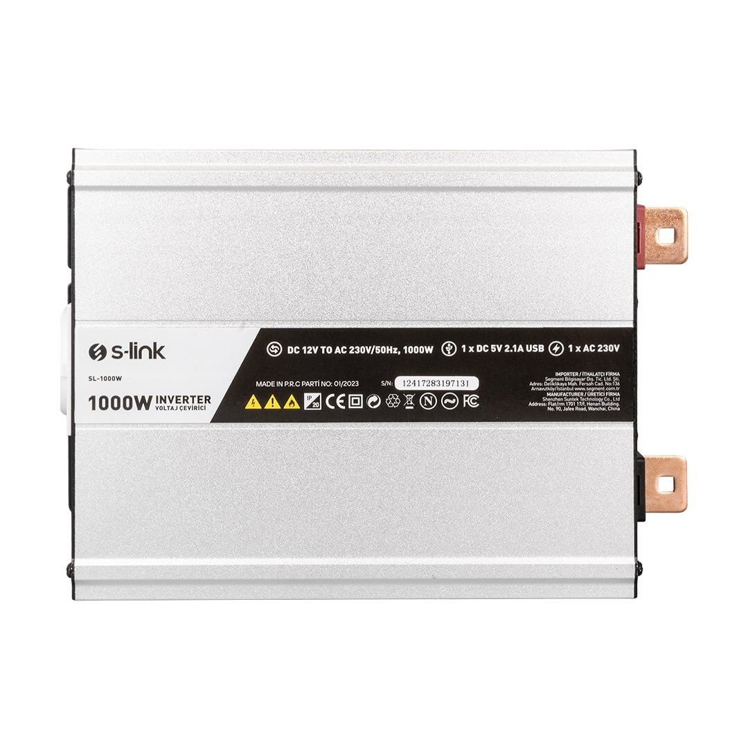 S-Link SL-1000W 12V 1000W Modified Sinüs İnvertör