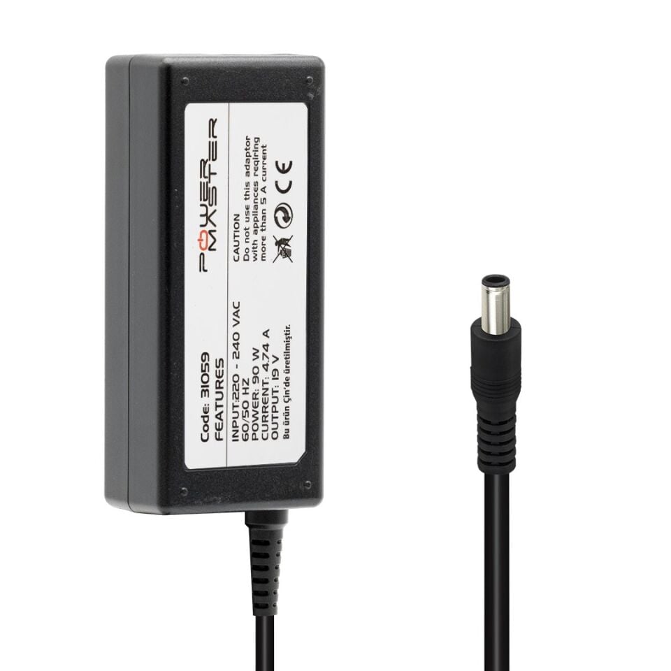 Powermaster 19 Volt 4.74 Amper Samsung Notebook Adaptör