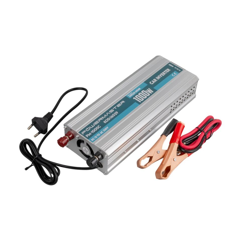 Powermaster PM-1000C 12 Volt 1000 Watt Lcd Ekranlı Power İnvertör