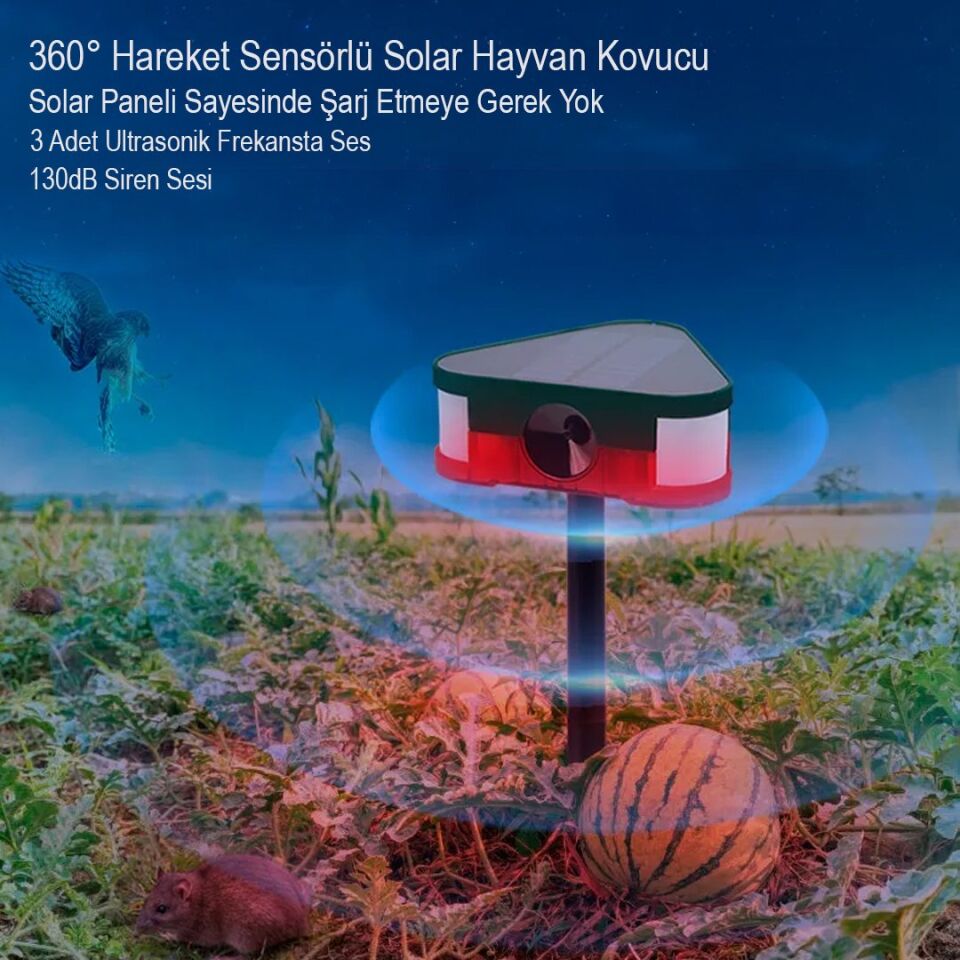 PowerMaster PM-26949 Ultrasonic Sesli Siren Hayvan Kovucu