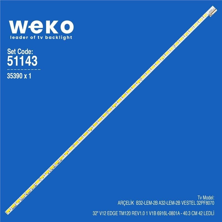 Wkset-6143 35390X1 32 V12 Edge Tm120 Rev1.0 1 V1B 1 Adet Led Bar (42Led)