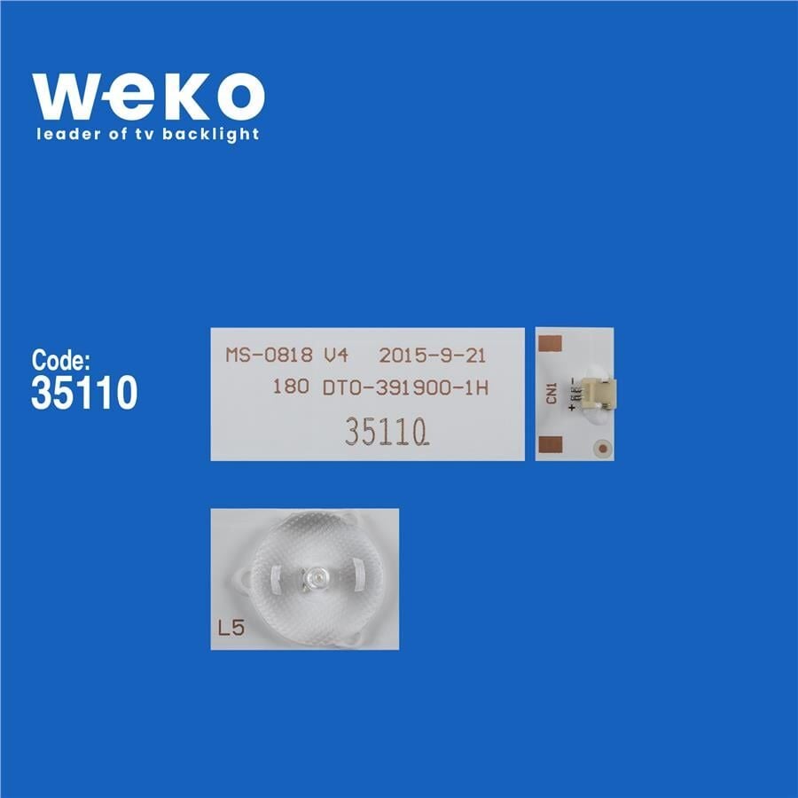 Wkset-6585 35110X4 180 Dt0-391900-1H - Ms-0818 V4 4 Adet Led Bar