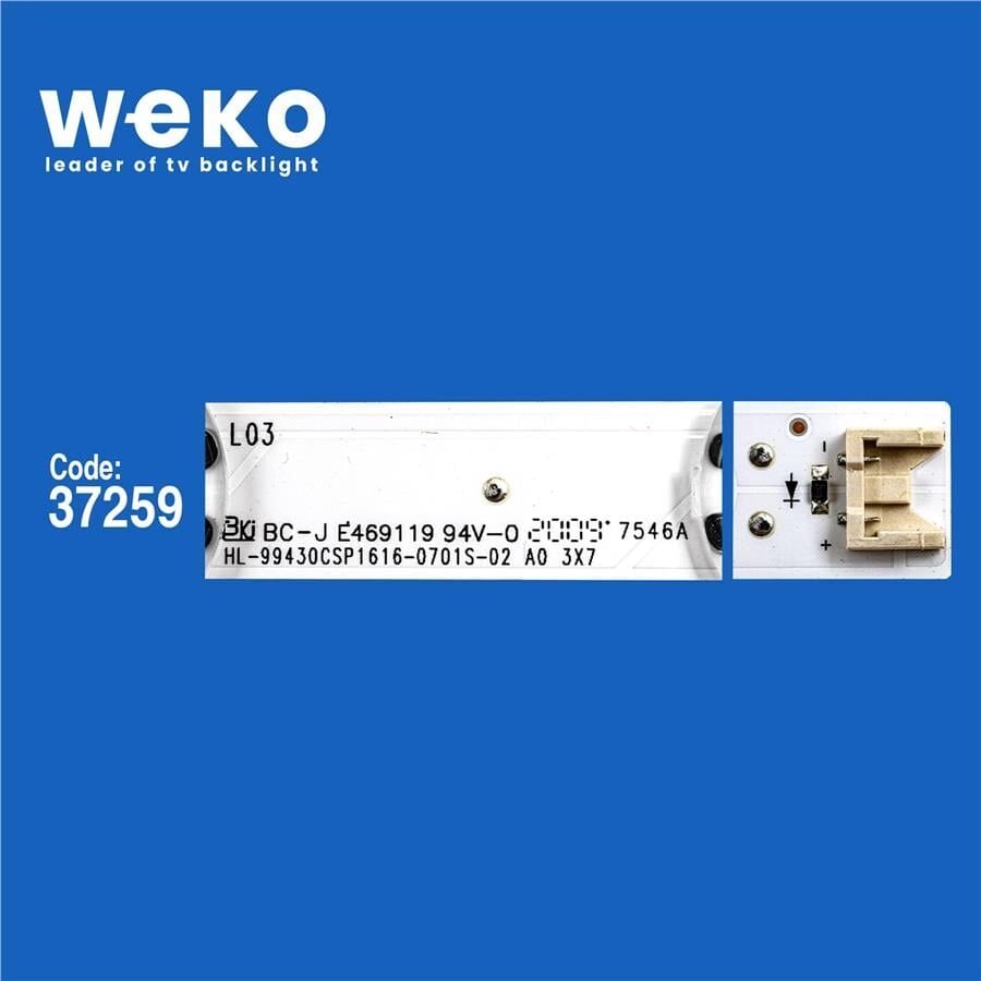 Wkset-6589 37259X3 Hl-99430Csp1616-0701S-02 A1 3X7 43Un80_Honglı.Small 3 Adet Led Bar