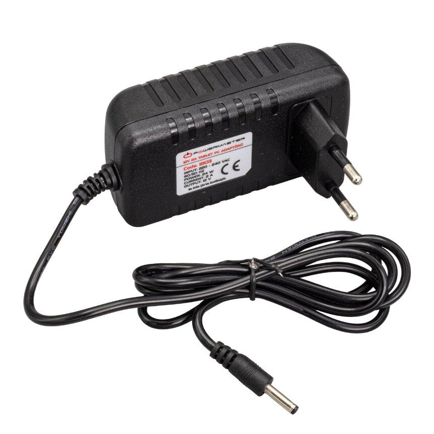 Powermaster PM-1803 12 Volt - 2 Amper 3.5*1.35 Mm Uç Tablet Pc Adaptörü