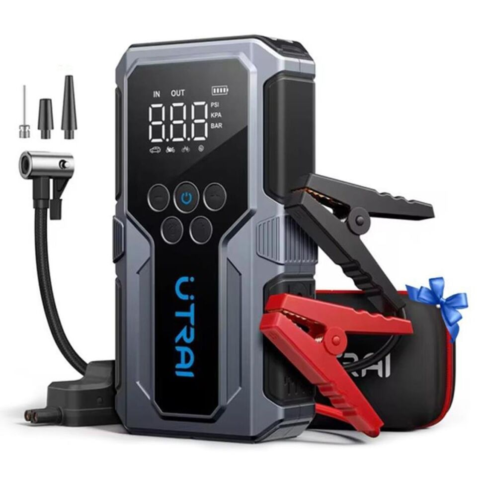 Utrai JS-9 12-24V Akü Şarj Powerbank Lastik Hava Kompresörü