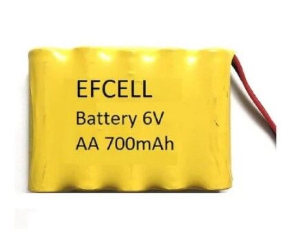 Efcell EF-60700S 6 Volt 700 mAh Ni-Mh Şarj Edilebilir AA 5'li Grup Oyuncak Pili