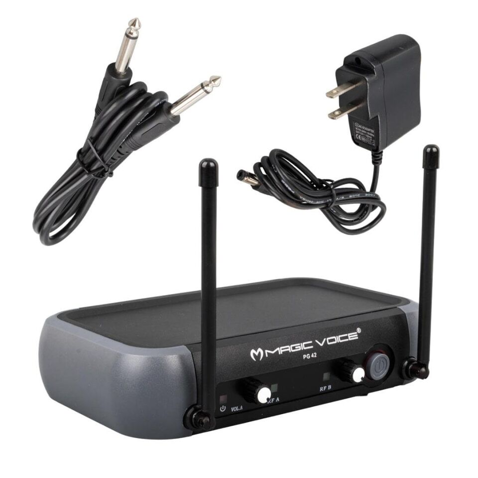 Magicvoice PG-42X Vhf 2 El Kablosuz Volüm Kont Telsiz Mikrofon