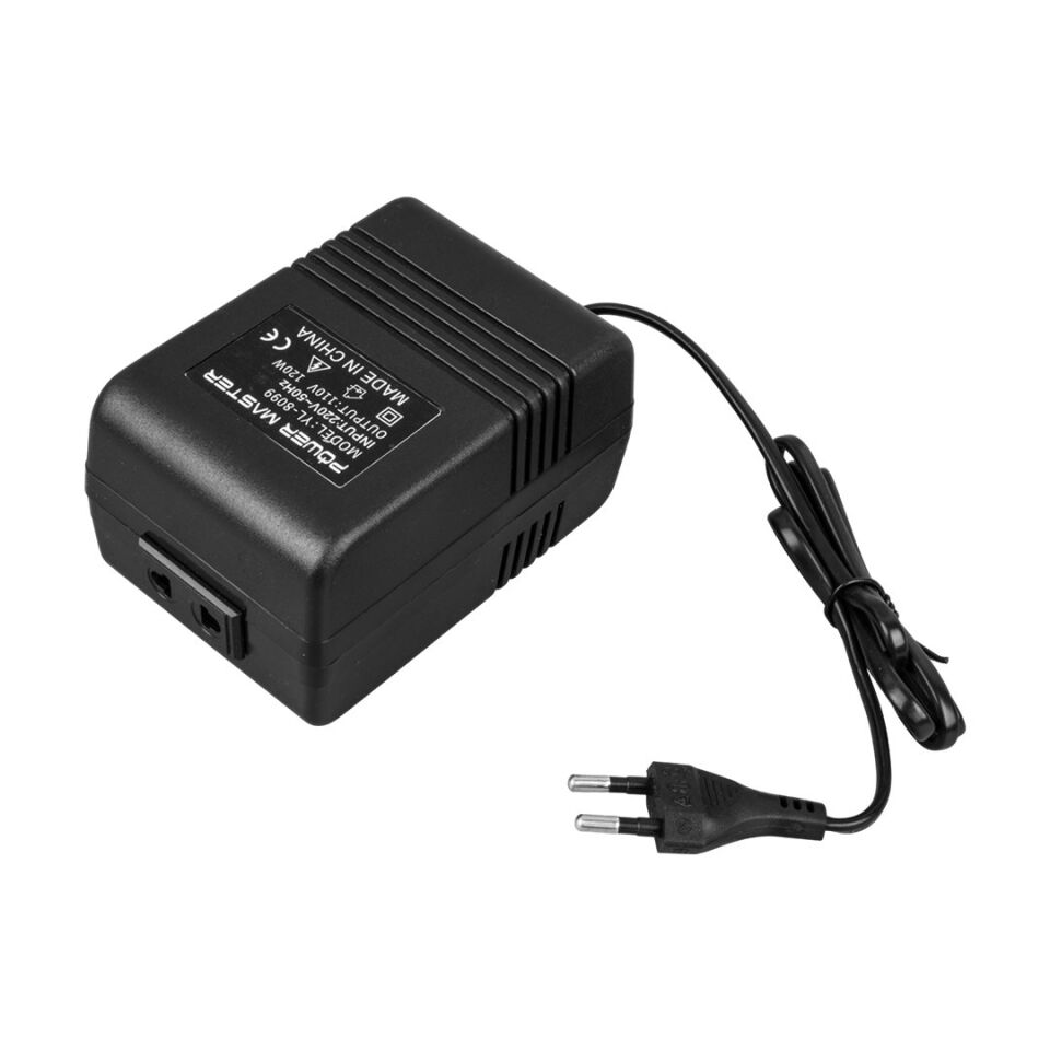 Powermaster PM-18708 220V-110V 120Va Ac/Ac Dönüştürücü Transformatör