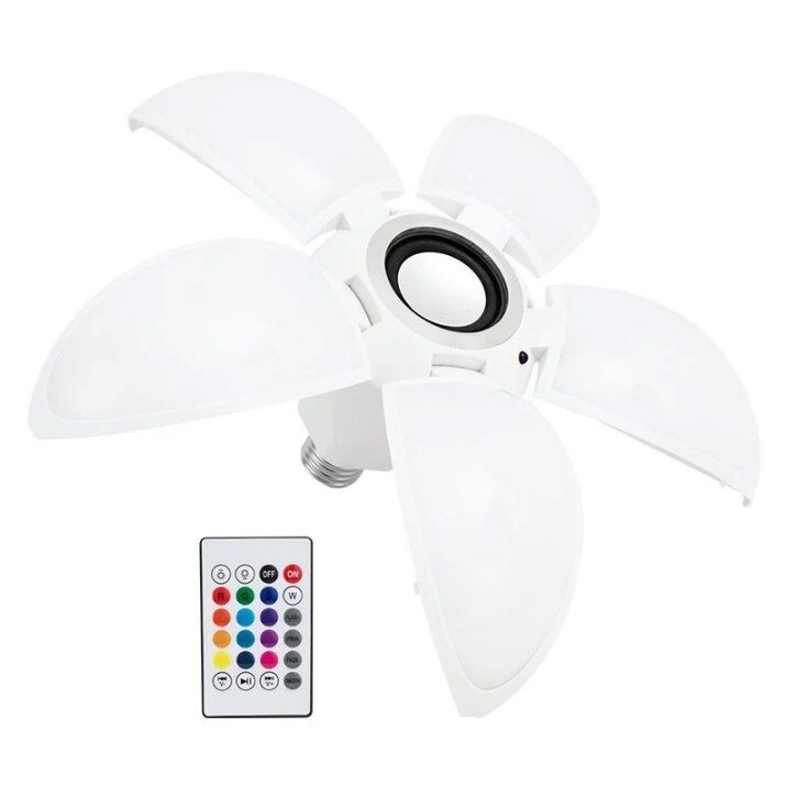 Powermaster KK-607 5 Kanatlı Bluetooth Hoparlör + Led Lamba