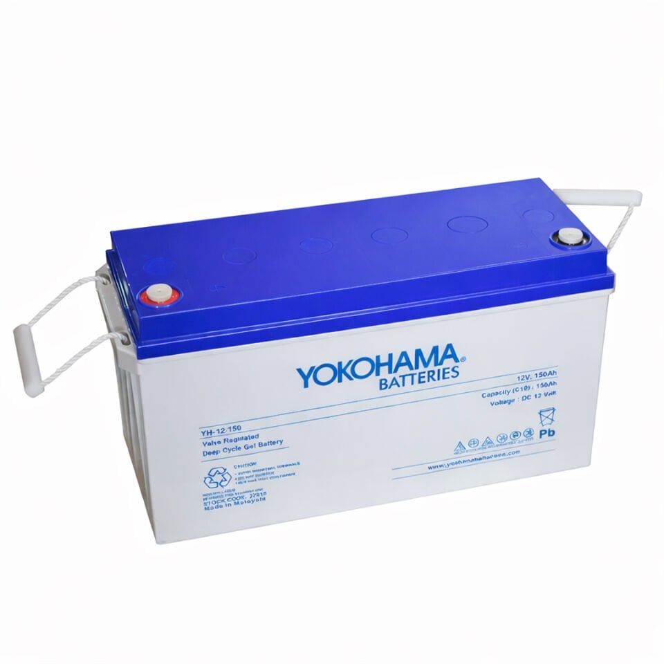 Yokohama YH-27018 12V 150Ah Tam Bakımsız Deep Cycle Jel Akü