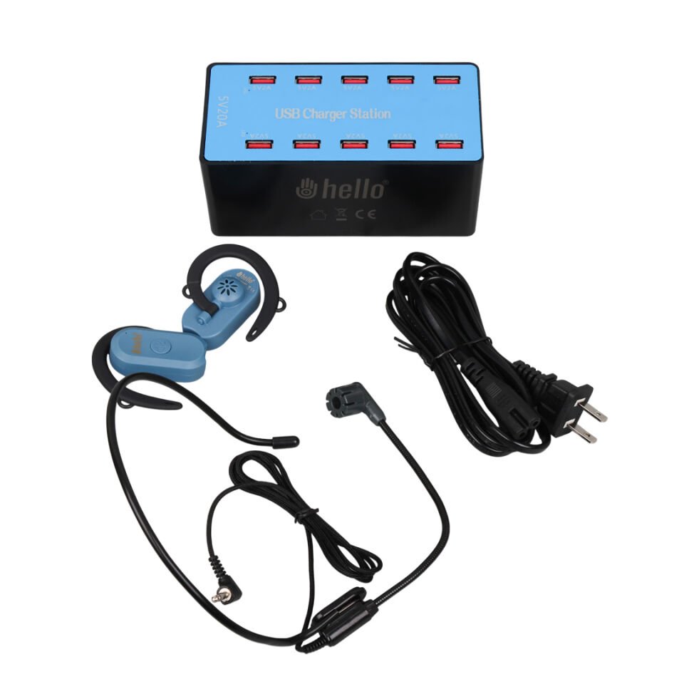 Hello HL-27915 25'Li Kulaklık Tipi Tur Rehber Sistemi Seti