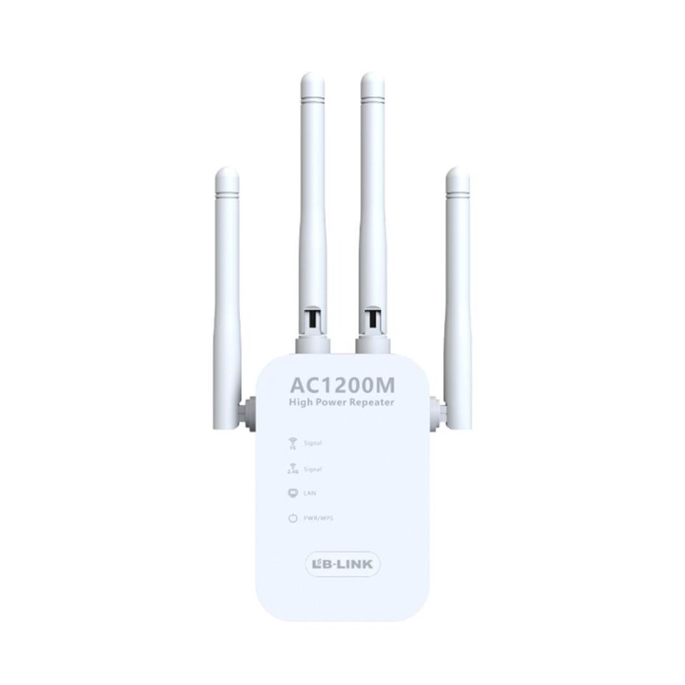 LB-Link BL-RE1200 5 Ghz AC1200 Mbps Çift Bantlı Tek Portlu Wireless Repeater - Menzil Genişletici