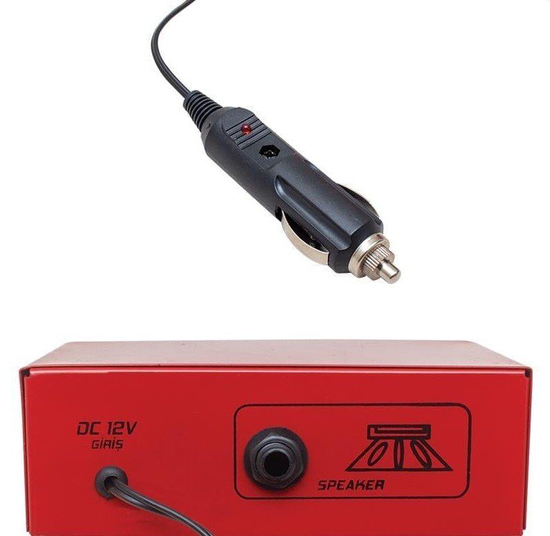 Magicvoice 12 Volt 40 Watt Mini Metal Kasa Pazarcı Anfisi