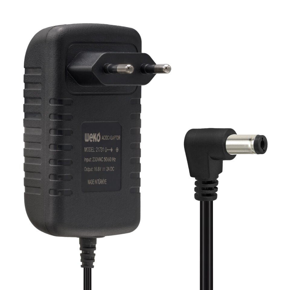 Weko 16.8 Volt - 2 Amper Ledli̇ Pri̇z Ti̇pi̇ Şarj Adaptörü