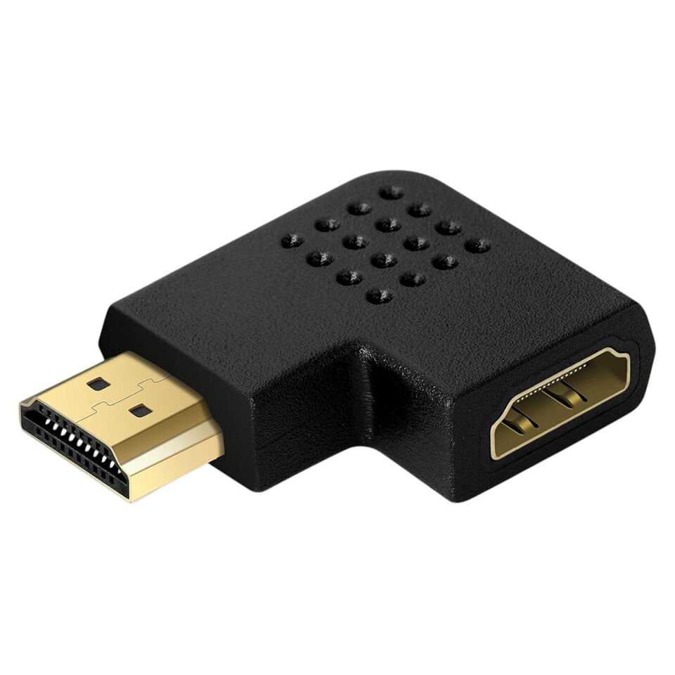 PowerMaster PM-31347 HDMI Dişi Erkek Ara L Tip 90 Derece