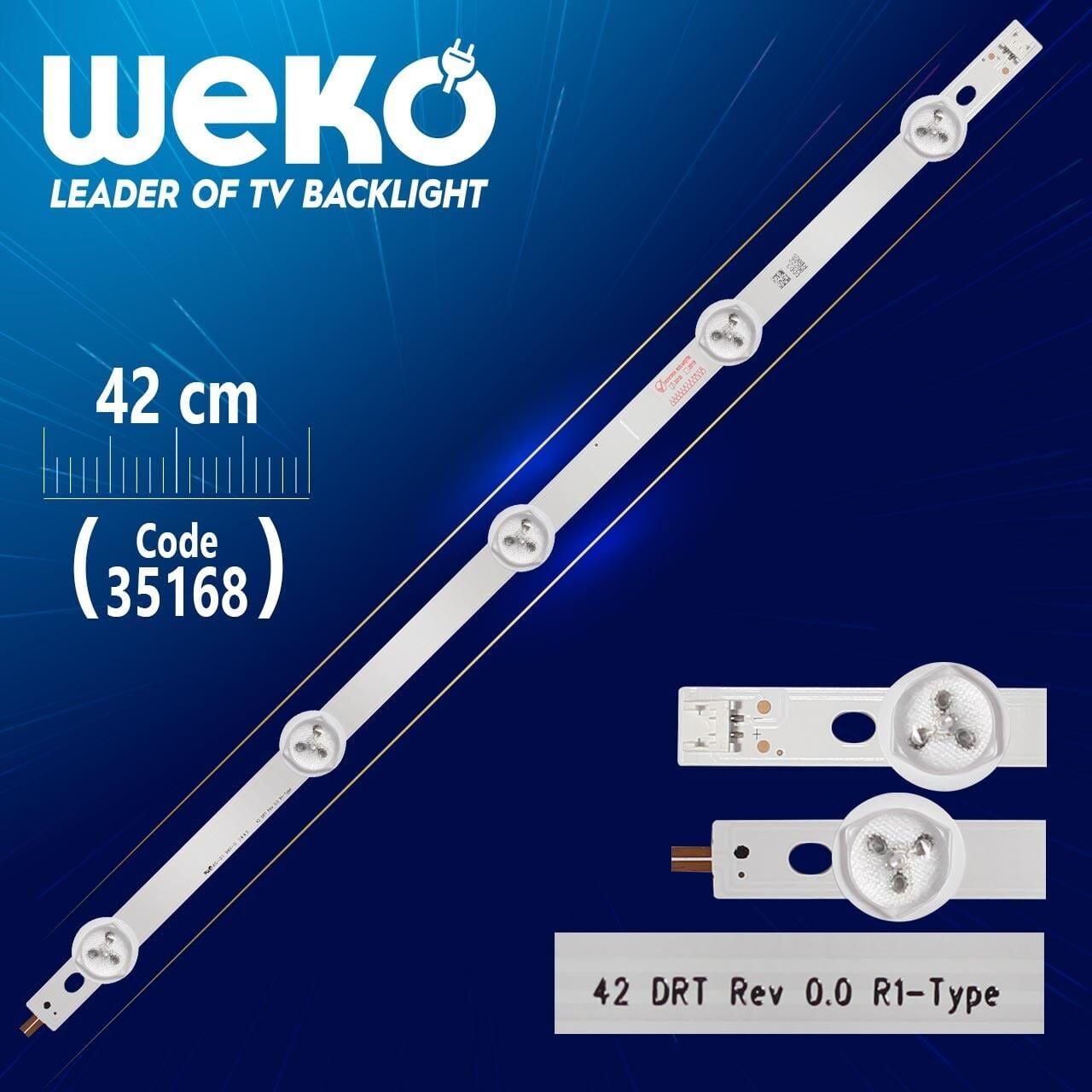 42'' DRT REV0.0 R1-TYPE - 42 Cm 5 Ledli - WK-874 Led Tv Bar