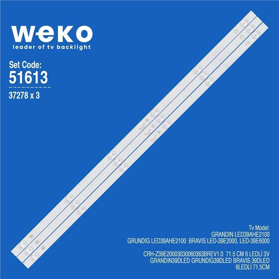 Wkset-6613 37278X3 Crh-Z39e20003030060363brev1.0 71.5 Cm 6 Ledli