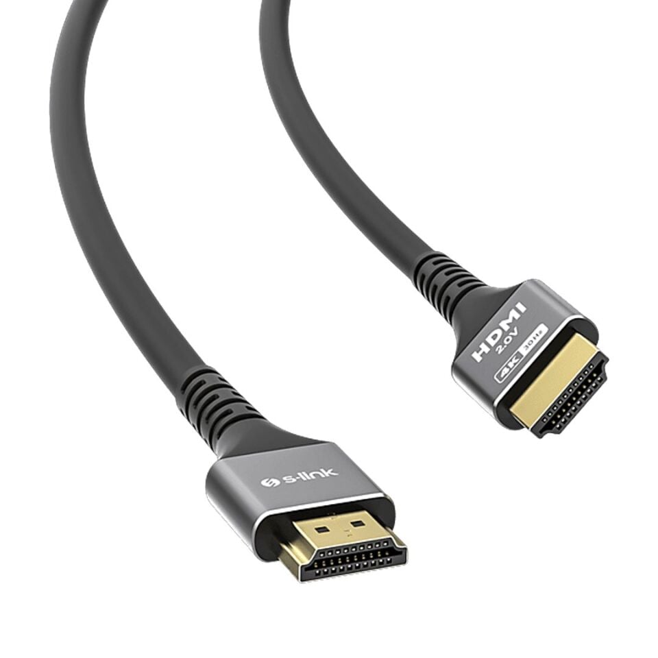 S-Link SLX-HD4K15 15 Metre 4K 30Hz Metal Uçlu HDMI Kablo