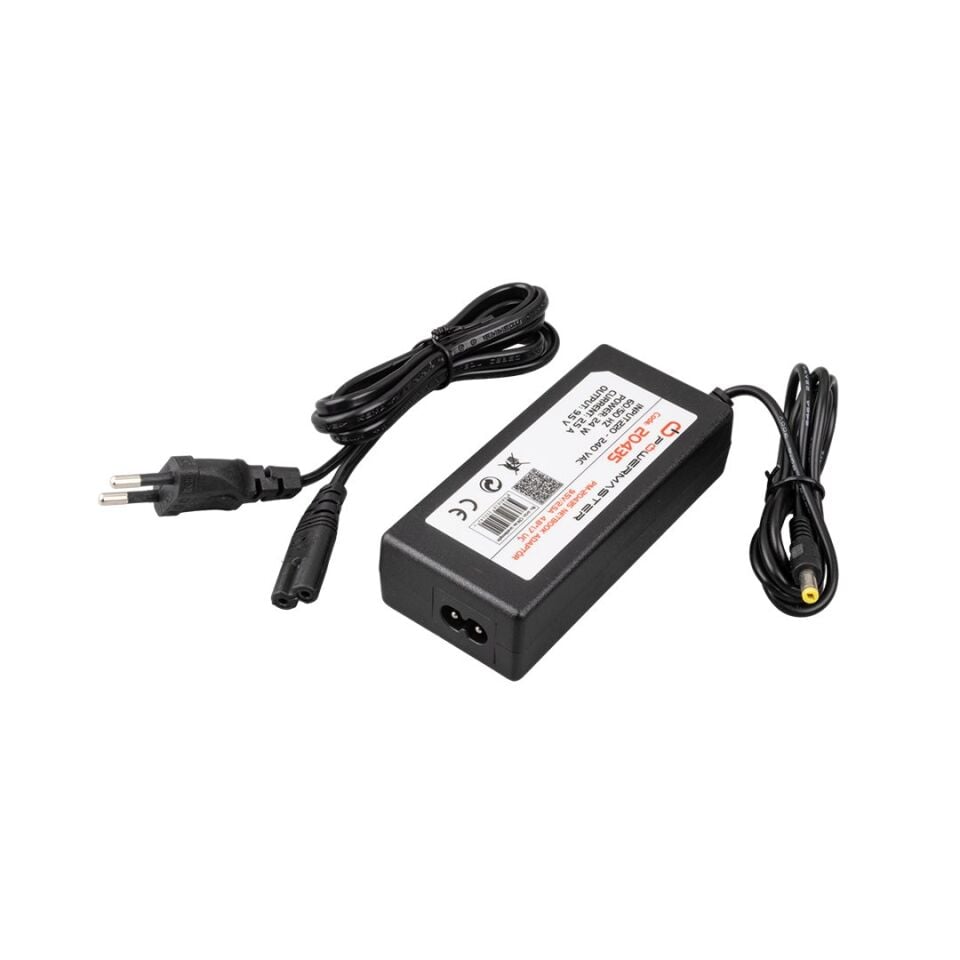 Powermaster PM-20435 9.5 Volt - 2.5 Amper 4.8*1.7 Mm Uçlu Adaptör (Asus Notebook)
