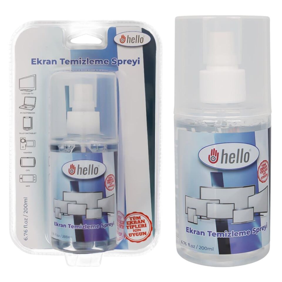 Hello HL-27268 200ML Profesyonel Ekran Temizleyici Sprey