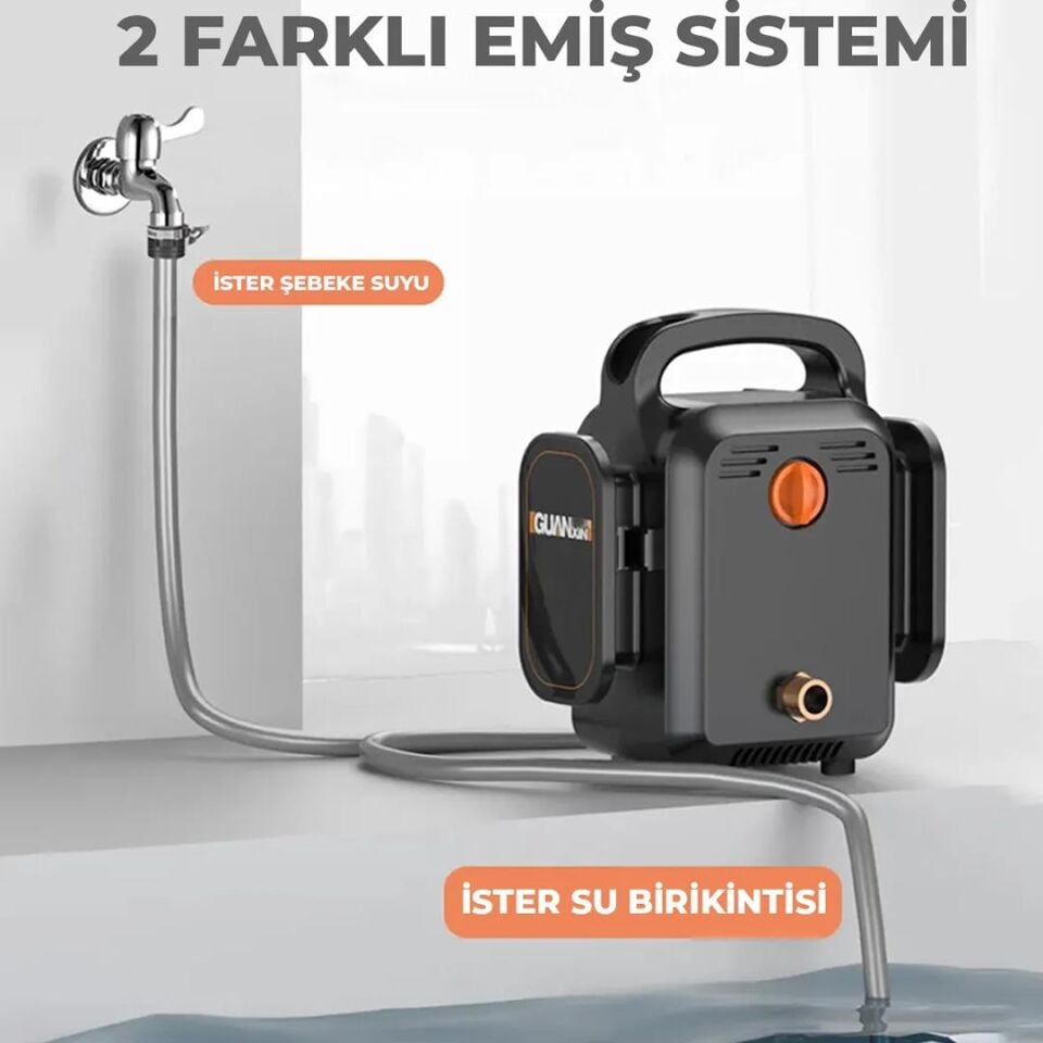 Powermaster Pratik Yüksek Basınçlı Araç Yıkama Makinesi