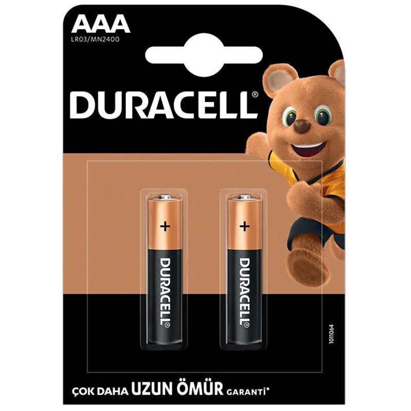 Duracell 2'li AAA İnce Kalem Pil