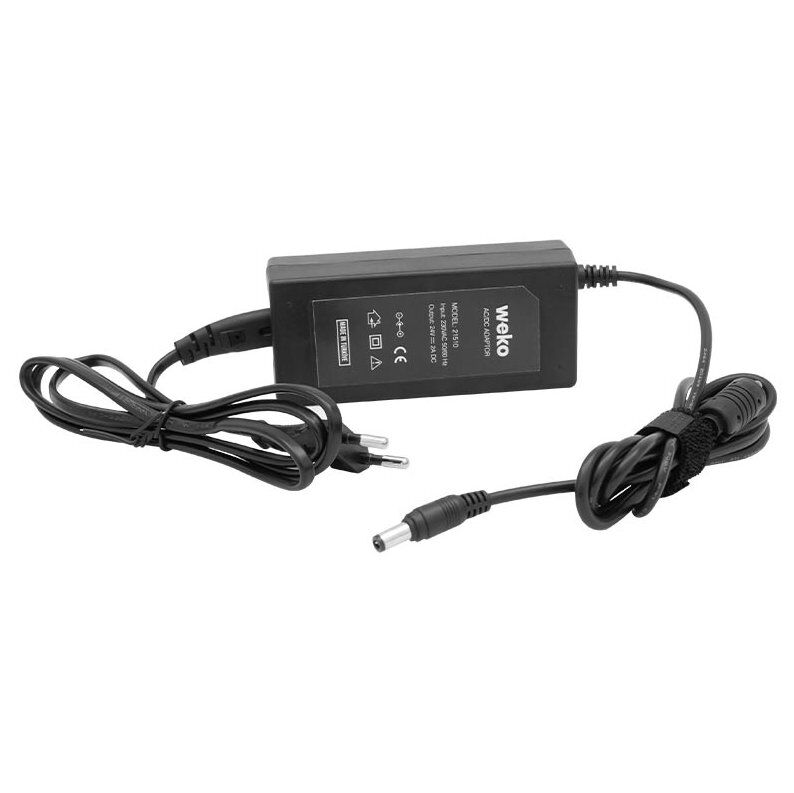 Weko 24 Volt - 2 Amper Plastik Kasa Masaüstü Adaptör