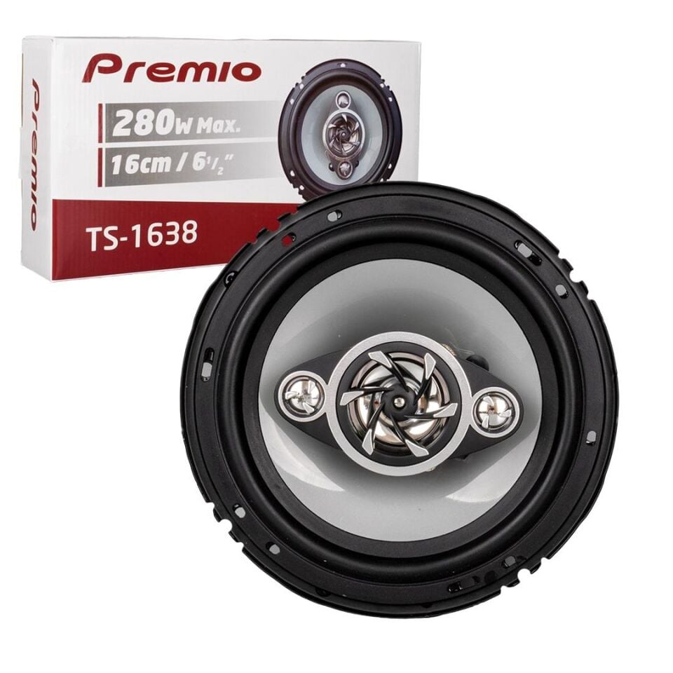 Premio TS-1638 240 WATT 16 Cm Tweeterli Oto Hoparlör