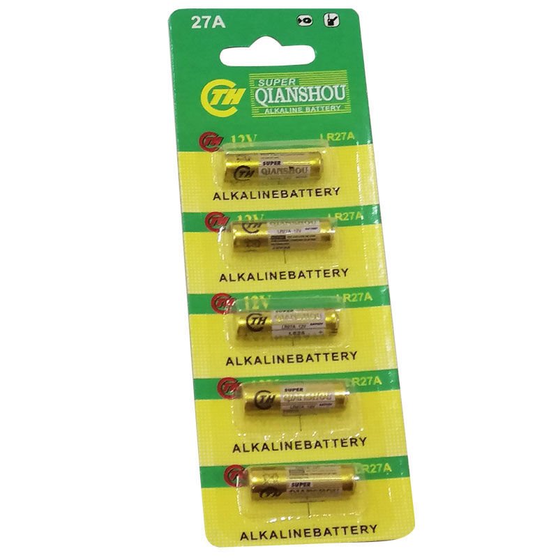 Powermaster Qianshou LR27A 12 Volt İnce 27A Alarm Pili