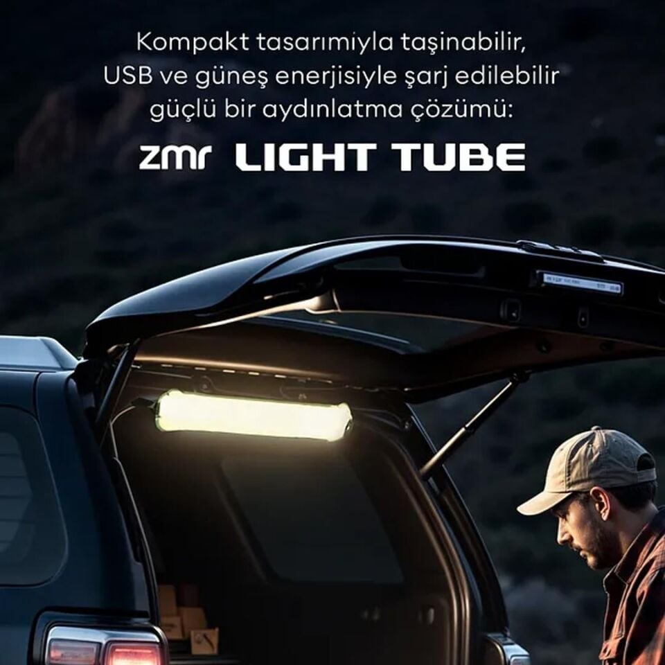 ZMR ZMR-385 Katlanır Şişirilebilir Beyaz Ledli Aydınlatma