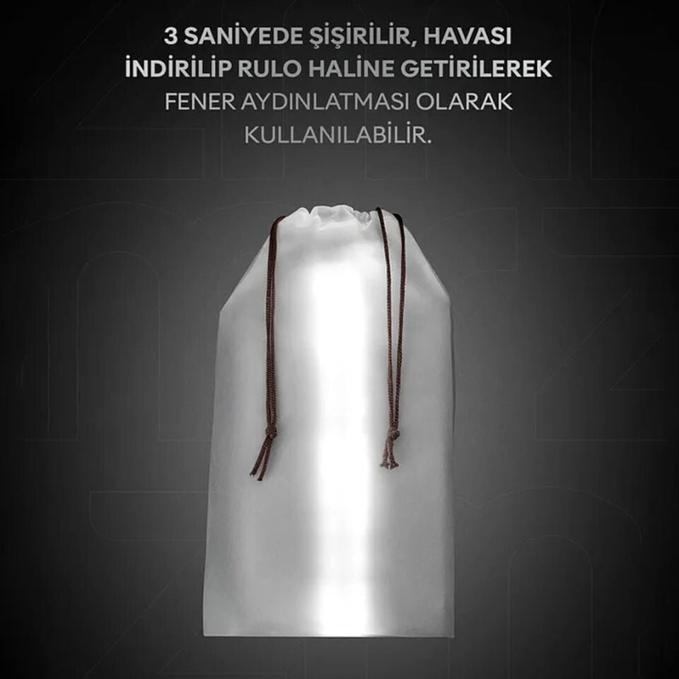 ZMR ZMR-385 Katlanır Şişirilebilir Beyaz Ledli Aydınlatma