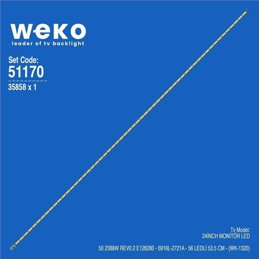 Wkset-6170 35858X1 50 2388W Rev0.2 E128280 - 6916L-2721A 1 Adet Led Bar (56Led)