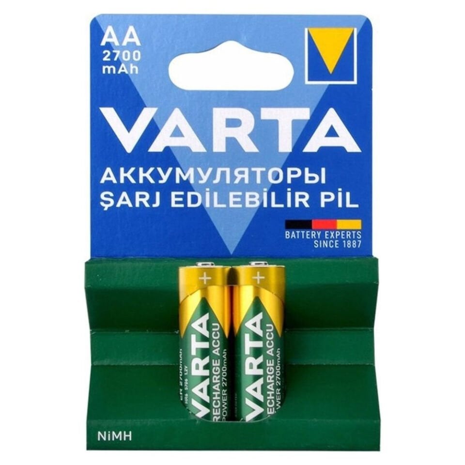 Varta Ni-Mh 1.2V 2700 mAh HR6 Şarj Edilebilir AA Kalem Pil